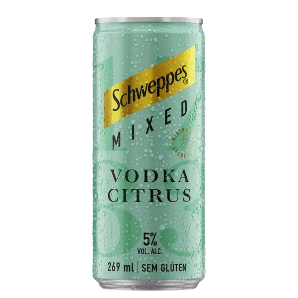 Vodka Citrus 269ml - Schweppes