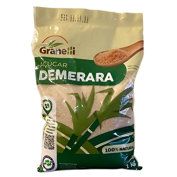 ACUCAR DEMERARA GRANELLI 1KG ORG