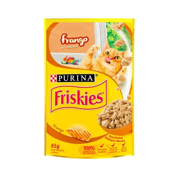 ALIM P/GATO FRISKIES 85G FGO AO MOLHO SC