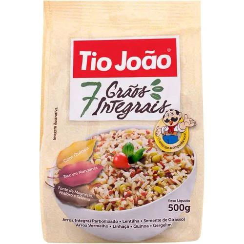 ARROZ TIO JOAO 500G 7 CEREAIS SOJA