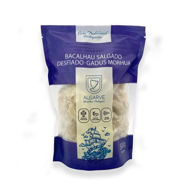 BACALHAU GADUS 500G DESF DESOSSADO