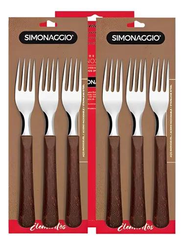 CONJ GARFO SIMONAGGIO 6PCS MADEIRA