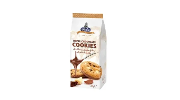 COOKIES MERBA 200G TRIPLO CHOC
