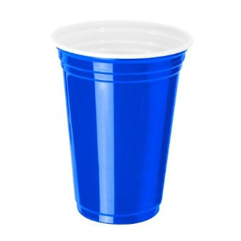 COPO PLAST COPOBRAS 400ML C/ 25 AZUL/BCO