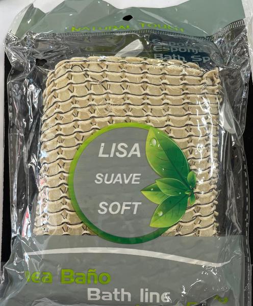 ESPONJA DE BANHO NATURAL TOUCH DOURADA