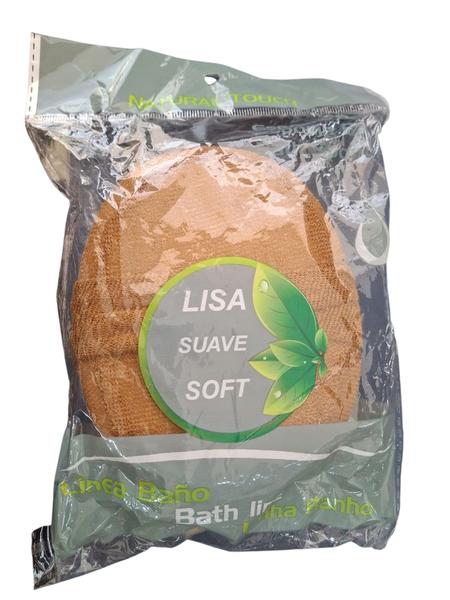 ESPONJA DE BANHO NATURAL TOUCH MARROM