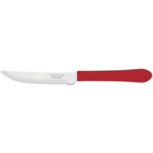 FACA TRAMONTINA CHURRASCO INOX 4 LEME VE
