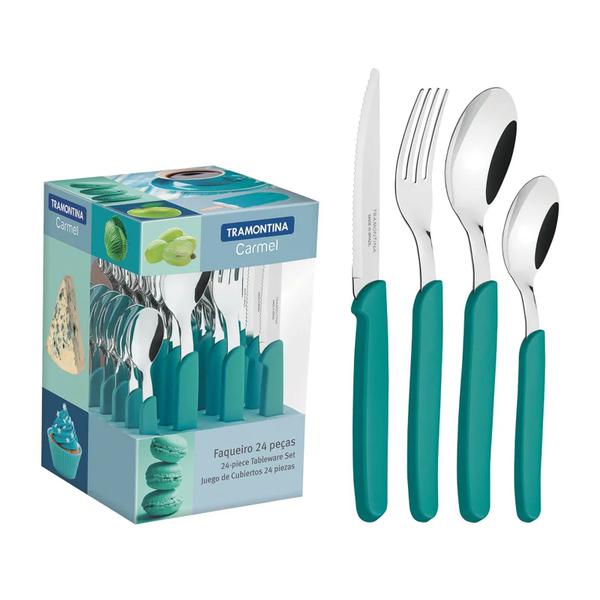 FAQUEIRO TRAMONTINA 24PC INOX CARMEL TUR