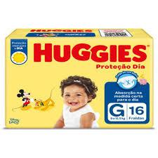 FRALDA HUGGIES 16UN JUMB G DIA