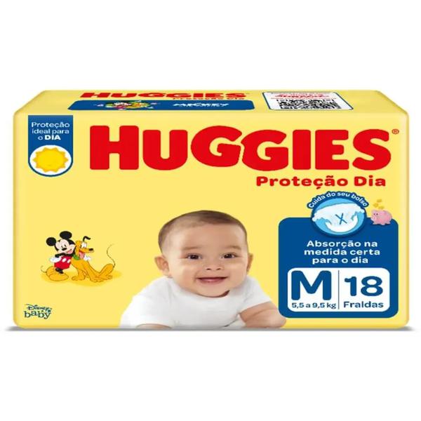 FRALDA HUGGIES 18UN JUMB M DIA