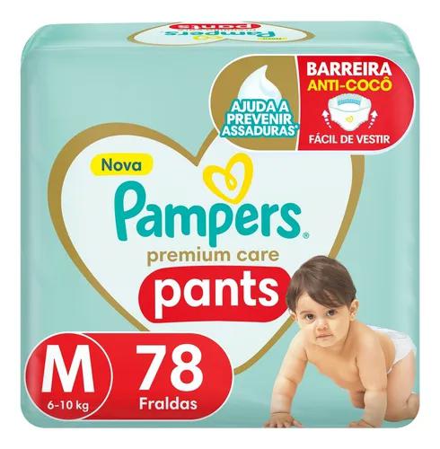FRALDA PAMPERS 78UN PANTS CARE PREM M