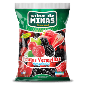 FRUTAS VERMELHAS SABOR MINAS 500G CONG