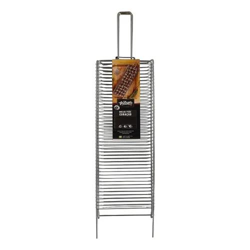GRELHA GRILAZER 46X14,5CM CORAÇAO M