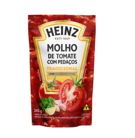 MOLHO TOMATE HEINZ 240G TRADICIONAL SC