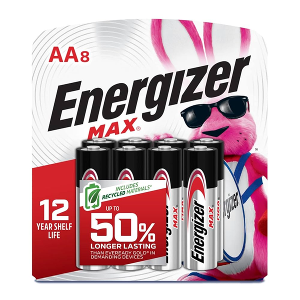 PILHA ENERGIZER 8UN AA MAX
