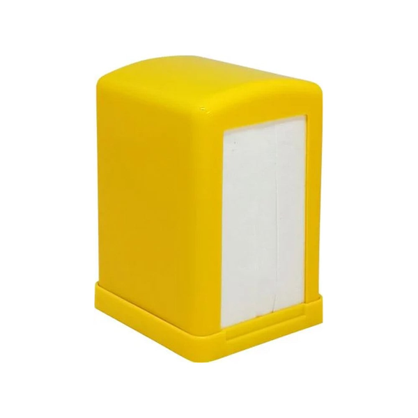 PORTA GUARDANAPO SNACK AMARELO