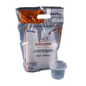 POTE REDONDO GALV G310/350 C/TAMPA 350ML