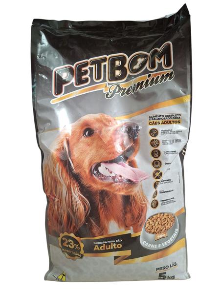 RACAO P/CAES PETBOM 5KG PREMIUM AD