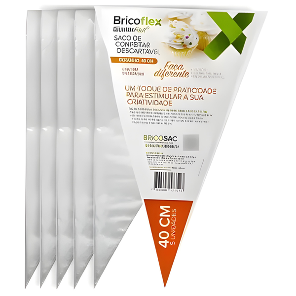 SACO P CONFEITAR BRICOFLEX 40CM 25UN