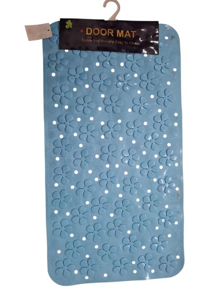 TAPETE PVC P/BANHEIRO 35CMX65CM AZUL/CZA