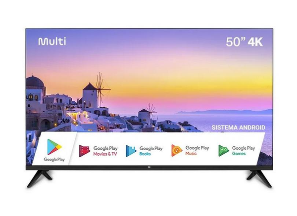 TV 50 MULTILASER UHD 4K ANDROID