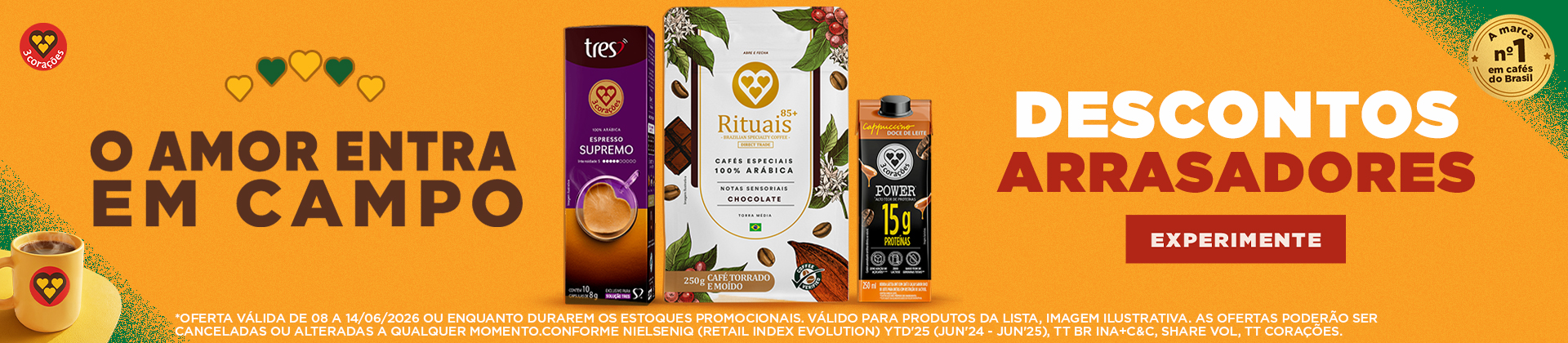 Café 3 Corações: O Amor entra em campo
