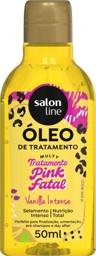 ÓLEO  DE TRATAMENTO CAPILAR SALON LINE VANILLA INTENSE  PINK FATAL 50ML
