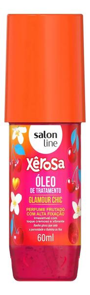 ÓLEO DE TRATAMENTO CAPILAR SALON LINE XÊROSA GLAMOUR CHIC 60ML