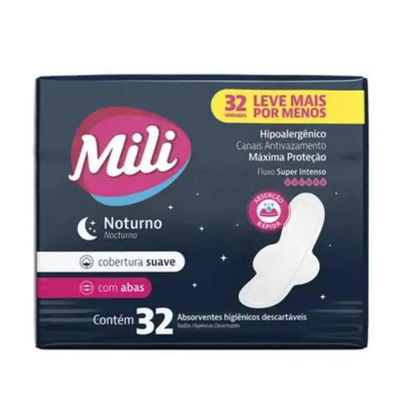 ABSORVENTE MILI NOTURNO ULTRA C/ABAS C/32