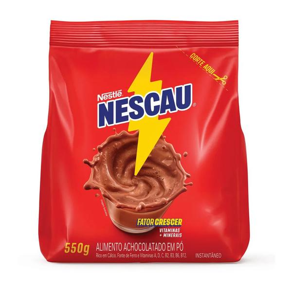 ACHOCOLATADO EM PÓ NESCAU SACHÊ 550G