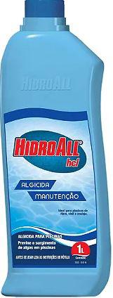 ALGICIDA HCL MANUTENÇÃO HIDROALL 1L