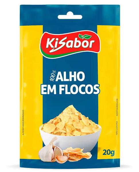 ALHO EM FLOCOS KISABOR 20G