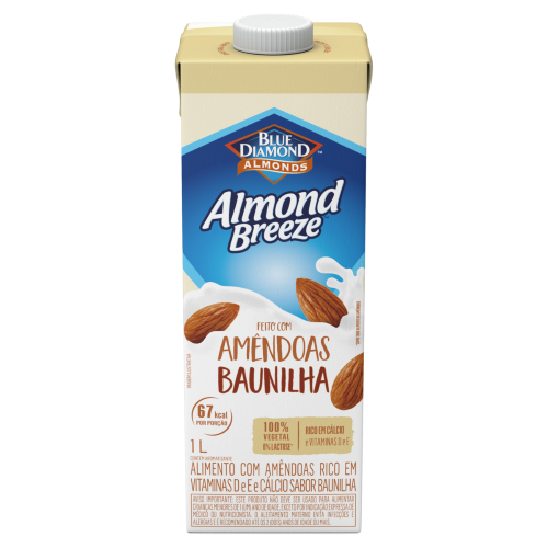 ALIMENTO COM AMÊNDOAS ALMOND BREEZE BAUNILHA 1L