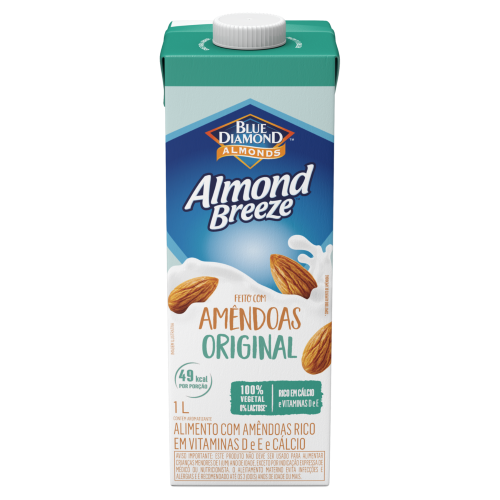 ALIMENTO COM AMÊNDOAS ALMOND BREEZE ORIGINAL 1L