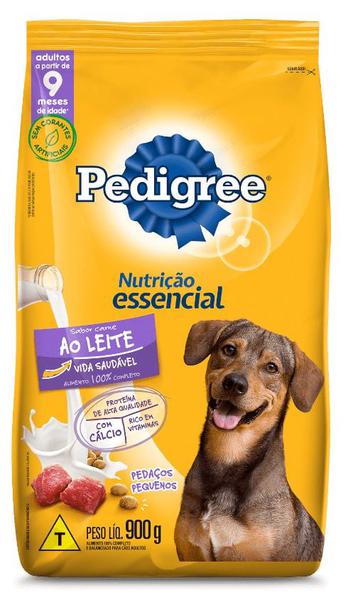 ALIMENTO PARA CÃES PEDIGREE ADULTO NUTRIÇÃO ESSENCIAL AO LEITE 900G