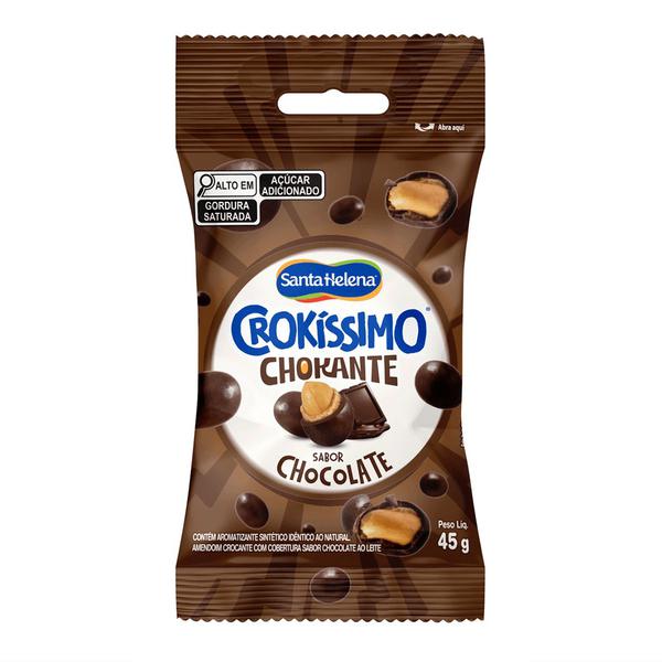 AMENDOIM SANTA HELENA CROKISSIMO CHOCOLATE 45G