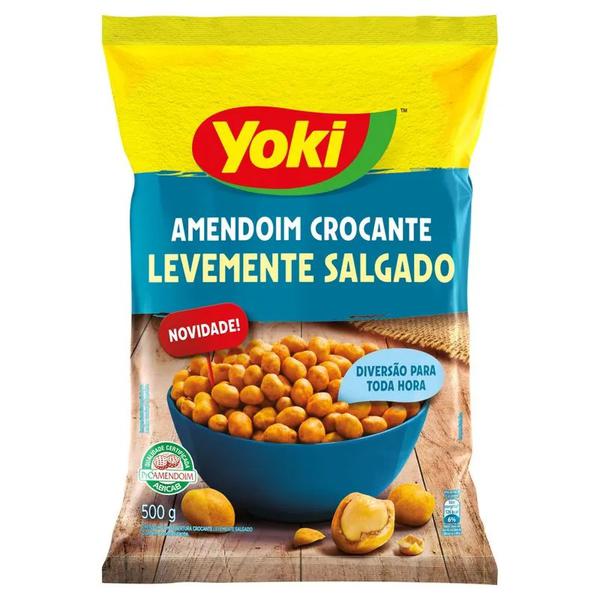 AMENDOIM YOKI CROCANTE LEVEMENTE SALGADO 120G