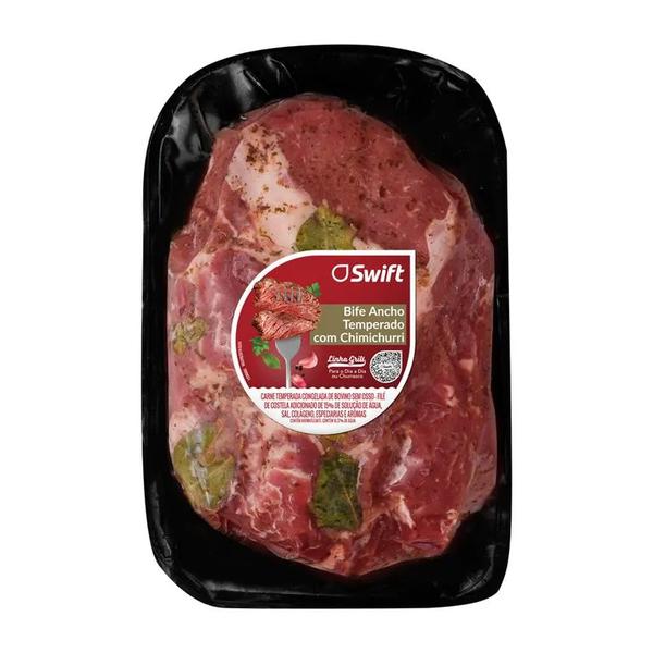 BIFE ANCHO SUÍNO TEMPERADO COM CHIMICHURI SWIFT KG