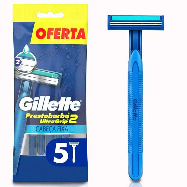 APARELHO DE BARBEAR PRESTOBARBA ULTRAGRIP C/5