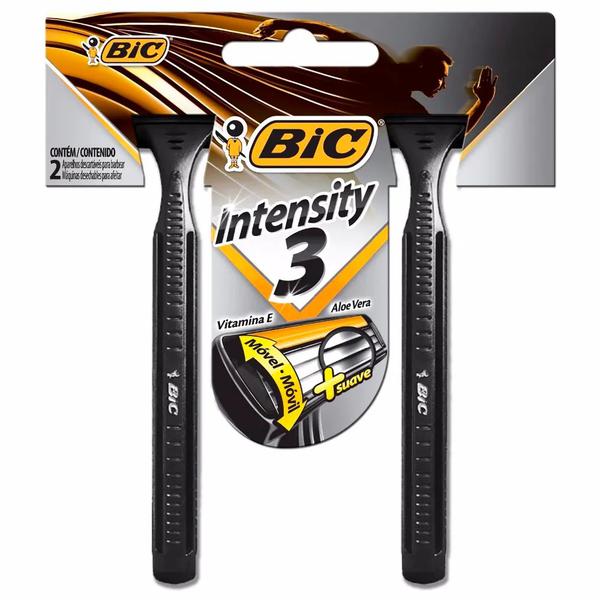 APARELHO PARA BARBEAR BIC 3 INTENSITY C/2