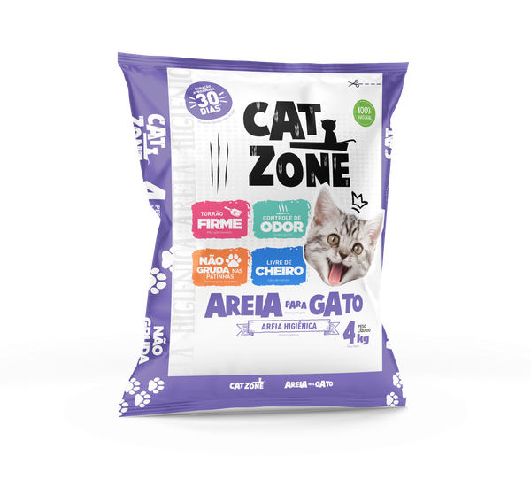 AREIA HIGIÊNICA CATZONE 4KG