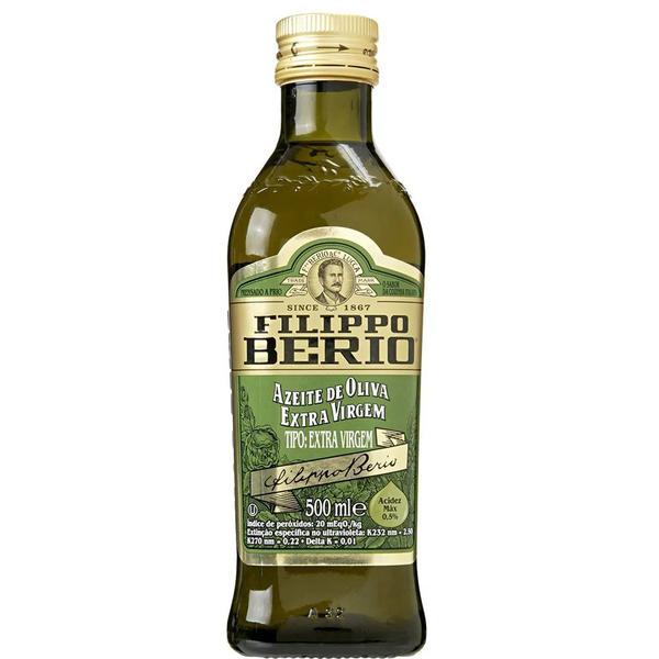 AZEITE ITALIANO EXTRA VIRGEM FILIPPO BERIO VIDRO 500ML