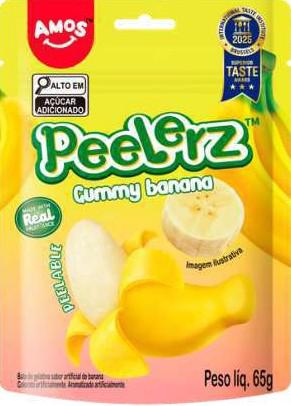 BALA AMOS PEELERZ GUMMY BANANA 65G