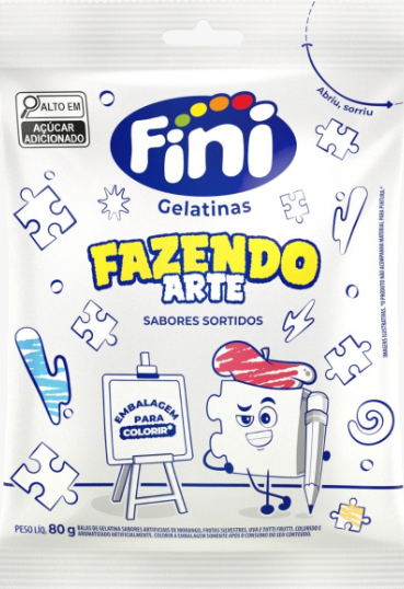 BALA GELATINA FINI FAZENDO ARTE 80G