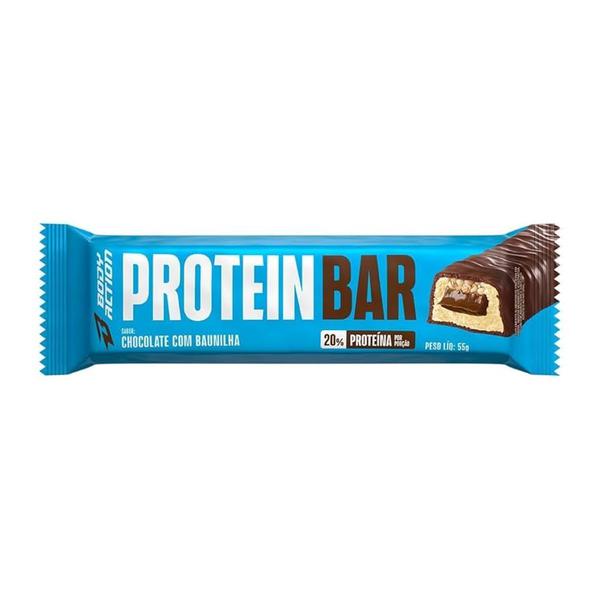 BARRA DE PROTEÍNA BODYACTION CHOCOLATE COM BAUNILHA 55G