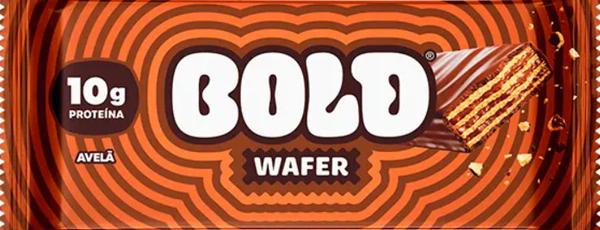 BARRA DE PROTEÍNA BOLD WAFER AVELÃ 40G