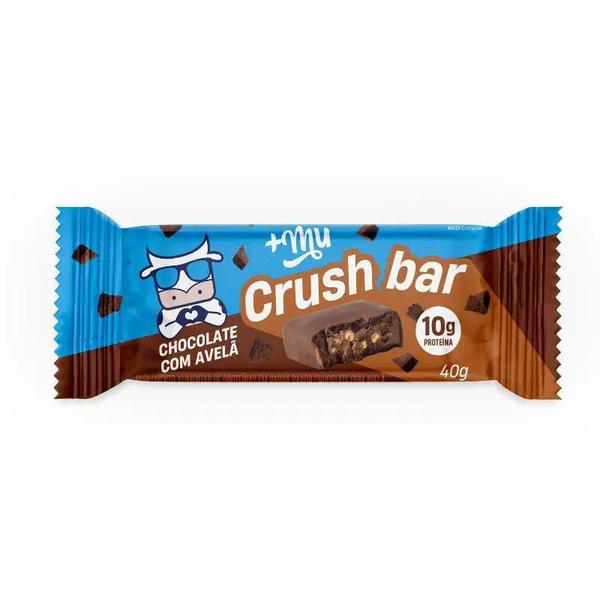 BARRA MAIS MU CRUSH BAR CHOCOLATE/AVELÃ 40G