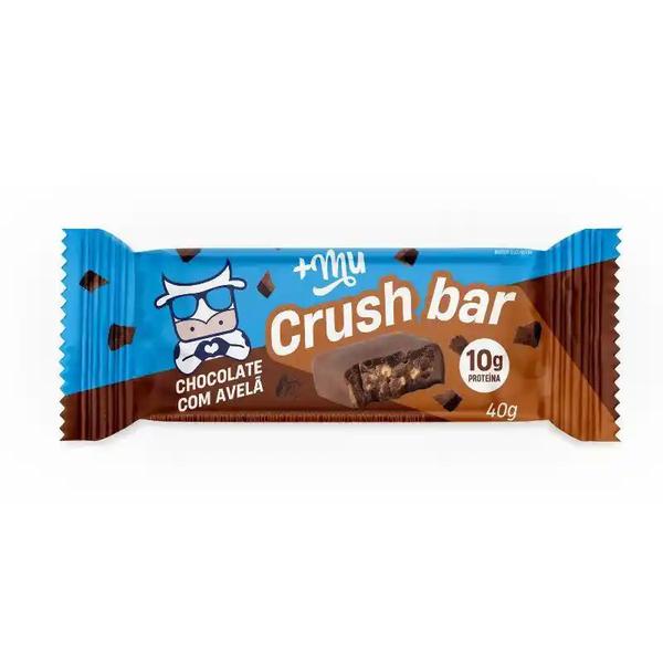 BARRA MAIS MU CRUSH BAR CHOCOLATE COM AVELÃ 35G
