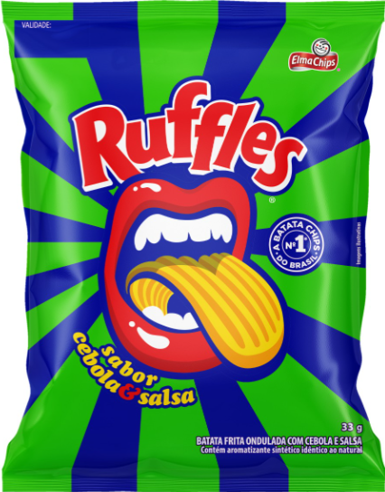 BATATA RUFFLES ONDULADA CEBOLA E SALSA 33G