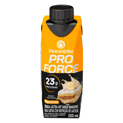 BEBIDA LÁCTEA PRO FORCE PIRACANJUBA 23G BANOFFE 250ML